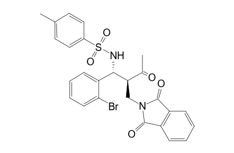 Threo-N-(1-(2-bromophenyl)-2-((1,3-dioxoisoindolin-2-yl)methyl)-3-oxobutyl)-4-methylbenzenesulfonamide