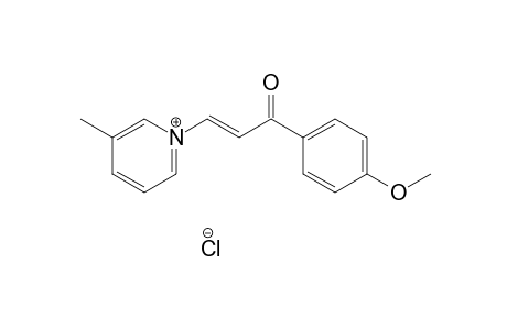 trans-1-[3-(p-methoxyphenyl)-3-oxopropenyl]-3-picolinium chloride