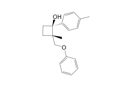 (E)-2-Methyl-1-(4-methylphenyl)-2-(phenoxymethyl)cyclobutanol