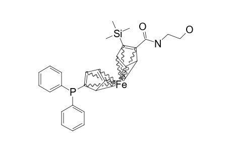 1-DIPHENYLPHOSPHINO-1'-[N-(2-HYDROXYETHYL)-AMINO]-2'-[R-(P)]-(TRIMETHYLSILYL)-FERROCENE