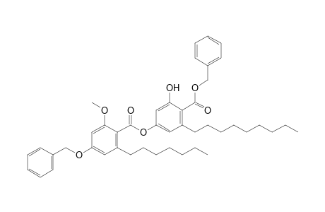 benzyl 4-(4'-benzyloxy-6'-heptyl-2'-methoxybenzyloxy)-2-hydroxy-6-nonylbenzoate