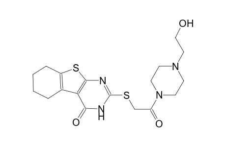 benzo[4,5]thieno[2,3-d]pyrimidin-4(3H)-one, 5,6,7,8-tetrahydro-2-[[2-[4-(2-hydroxyethyl)-1-piperazinyl]-2-oxoethyl]thio]-