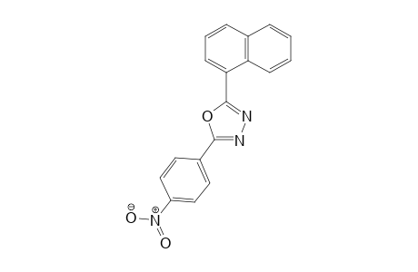 2-(naphthalen-1-yl)-5-(4-nitrophenyl)-1,3,4-oxadiazole