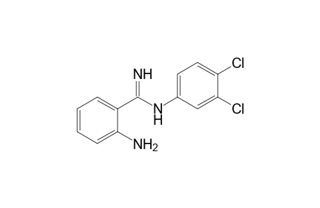 (Z)-2-Amino-N-(3,4-dichlorophenyl)benzamidine