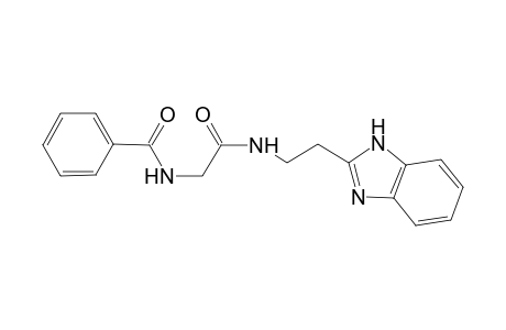 Benzamide, N-[2-[[2-(1H-1,3-benzimidazol-2-yl)ethyl]amino]-2-oxoethyl]-