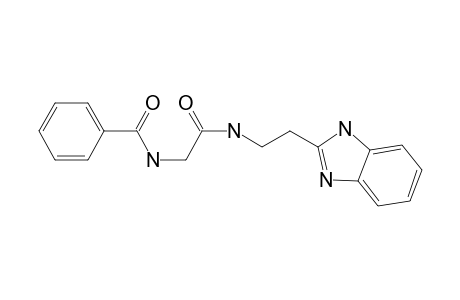 Benzamide, N-[2-[[2-(1H-1,3-benzimidazol-2-yl)ethyl]amino]-2-oxoethyl]-