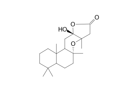 8.alpha.,13-Epoxy-12.beta.hydroxyabdano-15,12-lactone