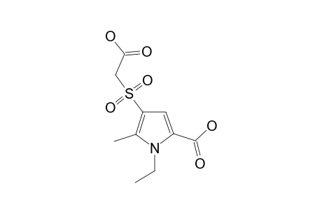 3-CARBOXYMETHYLSULFONYL-1-ETHYL-2-METHYLPYRROLE-5-CARBOXYLIC_ACID