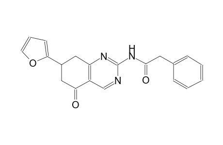 benzeneacetamide, N-[7-(2-furanyl)-5,6,7,8-tetrahydro-5-oxo-2-quinazolinyl]-