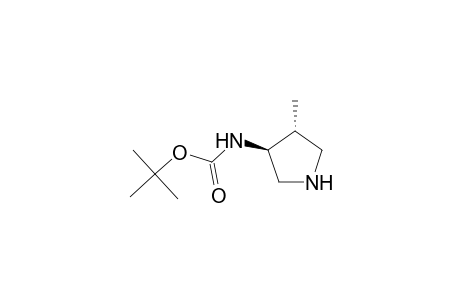 tert-Butyl ((3S,4R)-4-methylpyrrolidin-3-yl)carbamate