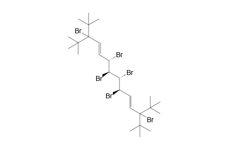 (4E,6S,7S,8R,9R,10E)-3,6,7,8,9,12-hexabromo-3,12-ditert-butyl-2,2,13,13-tetramethyl-tetradeca-4,10-diene