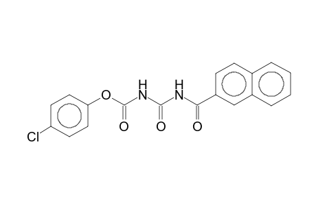 Allophanic acid, 4-(2-naphthoyl)-, 4-chlorophenyl ester