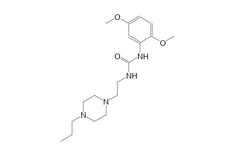 urea, N-(2,5-dimethoxyphenyl)-N'-[2-(4-propyl-1-piperazinyl)ethyl]-