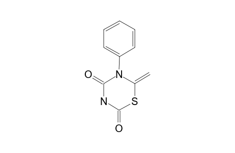 TETRAHYDRO-2,4-DIOXO-6-METHYLIDENE-5-PHENYL-1,3,5-THIADIAZINE