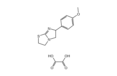 6-(p-METHOXYPHENYL)-2,3,5,6-TETRAHYDROIMIDAZO[2,1-b]THIAZOLE, OXALATE