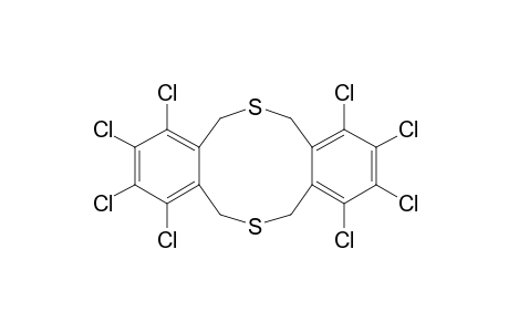 1,2,3,4,8,9,10,11-octachloro-5,7,12,14-tetrahydro-dibenzo[c,h][1,6]dithiacine