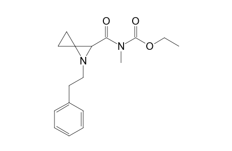 N-(2'-Phenylethyl)-1-azaspiropentane-2-carboxylic acid - (ethoxycarbonyl)methylamide