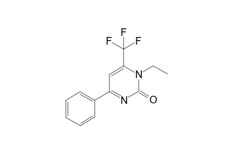 1-Ethyl-4-phenyl-6-(trifluoromethyl)pyrimidin-2(1H)-one
