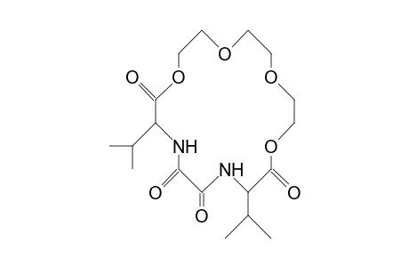 (2S,7S)-2,7-Diisopropyl-9,12,15,18-tetraoxa-3,6-diaza-cyclooctadecane-1,4,5,8-tetrone