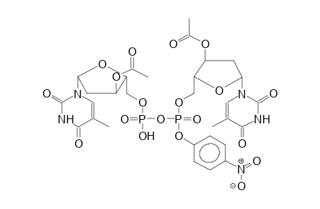 BIS(3'-O-ACETYLDEOXYTHYMIDIN-5'-YL)PARA-NITROPHENYLPYROPHOSPHATE