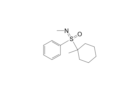 N-Methyl-S-(1'-methylcyclohexyl)-S-phenylsuloximine