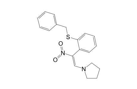 (E)-1-[2-(2-Benzylsulfanylphenyl)-2-nitrovinyl]pyrrolidine