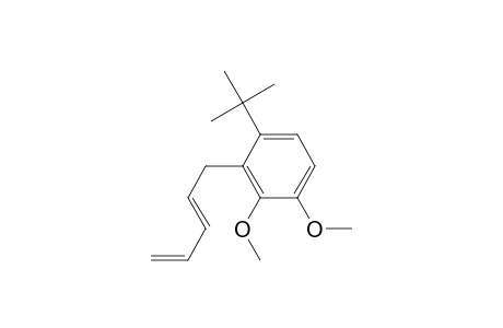 3-[2'(E),4'-pentadienyl]-4-tert-butylveratrole