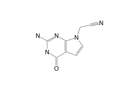 2-AMINO-5-CYANO-7-METHYL-PYRROLO-[2,3-D]-PYRIMIDIN-4-ONE