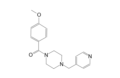 1-(4-methoxybenzoyl)-4-(4-pyridinylmethyl)piperazine