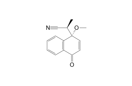 (1R/S,1'S/R)-1-(1-Cyanoethyl)-1-methoxy-4-oxo-1,4-dihydronaphthalene
