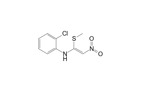1-(2-Chlorophenyl)amino-1-methylthio-2-nitroethene