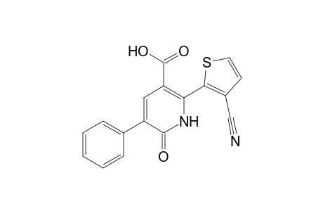 2-(3-cyano-2-thienyl)-6-keto-5-phenyl-1H-pyridine-3-carboxylic acid
