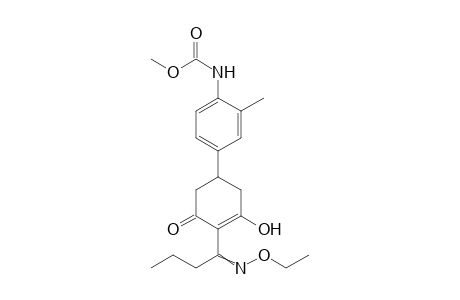 Carbamic acid, [4-[4-[1-(ethoxyimino)butyl]-3-hydroxy-5-oxo-3-cyclohexen-1-yl]-2-methylphenyl]-, methyl ester