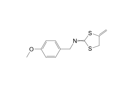 N-(4-Methoxybenzyl)-4-methylidene-1,3-dithiolan-2-imine