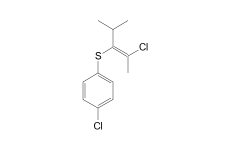 (E)-2-CHLORO-3-(4-CHLOROBENZENESULFENYL)-4-METHYL-2-PENTENE