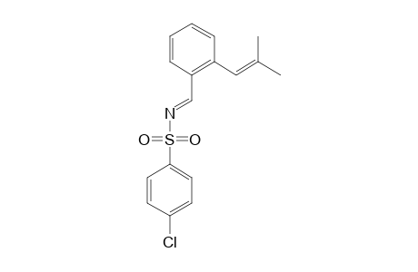 N-[2-(2'-METHYL-1'-PROPENYL)]-BENZILIDINE-4-CHLORO-BENZENESULFONAMIDE