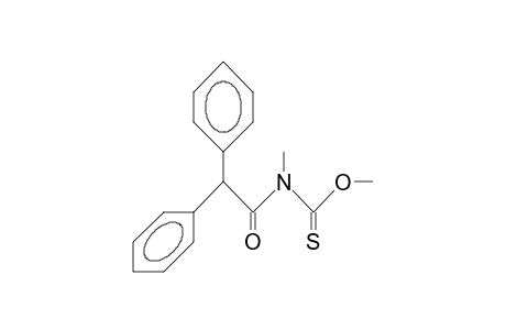 N-Diphenylacetyl-N-methyl-thiocarbamic acid, O-methyl ester