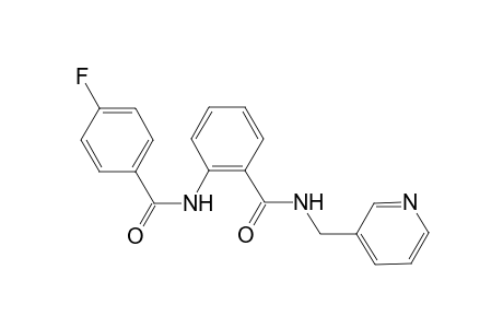 Benzamide, 2-(4-fluorobenzamido)-N-(3-pyridylmethyl)-