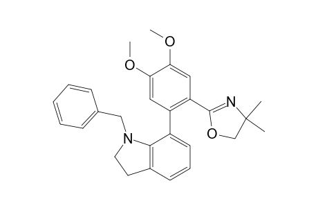 2-[2-(1-benzyl-2,3-dihydroindol-7-yl)-4,5-dimethoxyphenyl]-4,4-dimethyl-5H-1,3-oxazole