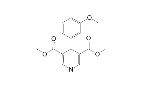 Dimethyl 4-(3-methoxyphenyl)-1-methyl-1,4-dihydro-3,5-pyridinedicarboxylate