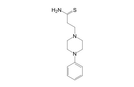4-Phenyl-1-piperazinepropanethioamide