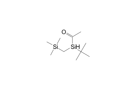 Acetyl(t-butyl)[(trimethylsilyl)methyl]silane