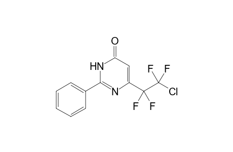 6-(.omega.Chlorotetrafluoroethyl)-2-phenylpyrimidin-4(3H)-one