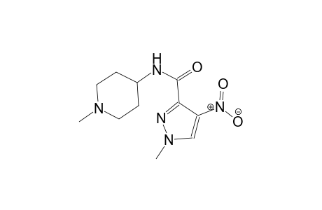 1-methyl-N-(1-methyl-4-piperidinyl)-4-nitro-1H-pyrazole-3-carboxamide