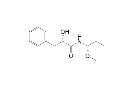 (2S)-2-hydroxy-N-[(1S)-1-methoxypropyl]-3-phenyl-propanamide