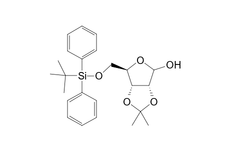 (3aR, 6R, 6 aR) - 6 - ( ( t e r t -Butyldiphenylsilyloxy)methyl)-2,2-dimethyl-tetrahydrofuro[3,4-d]-[1,3]dioxol-4-ol