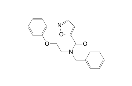 5-Isoxazolecarboxamide, N-(2-phenoxyethyl)-N-(phenylmethyl)-