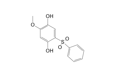 2-(benzenesulfonyl)-5-methoxy-benzene-1,4-diol