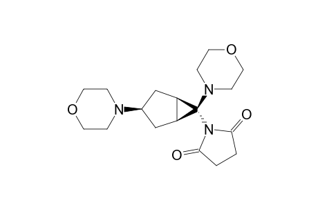 (1-alpha,3-alpha,5-alpha,6-alpha)-3,6-DIMORPHOLINO-BICYCLO-[3.1.0]-HEXAN-6-YL]-PYRROLIDINE-2,5-DIONE