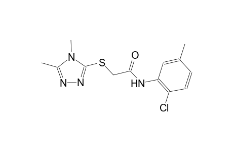 N-(2-chloro-5-methylphenyl)-2-[(4,5-dimethyl-4H-1,2,4-triazol-3-yl)sulfanyl]acetamide